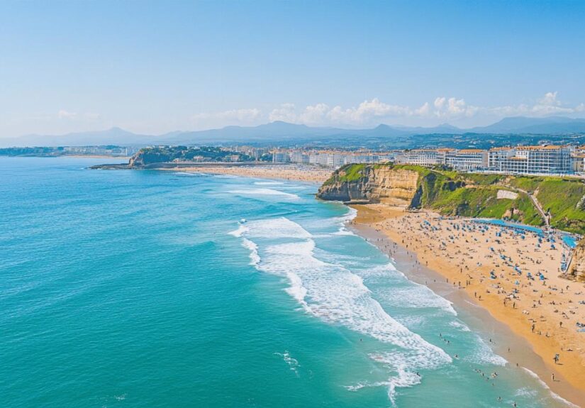 Surf-Wettbewerbe hautnah erleben durch die Webcam Biarritz La Grande Plage