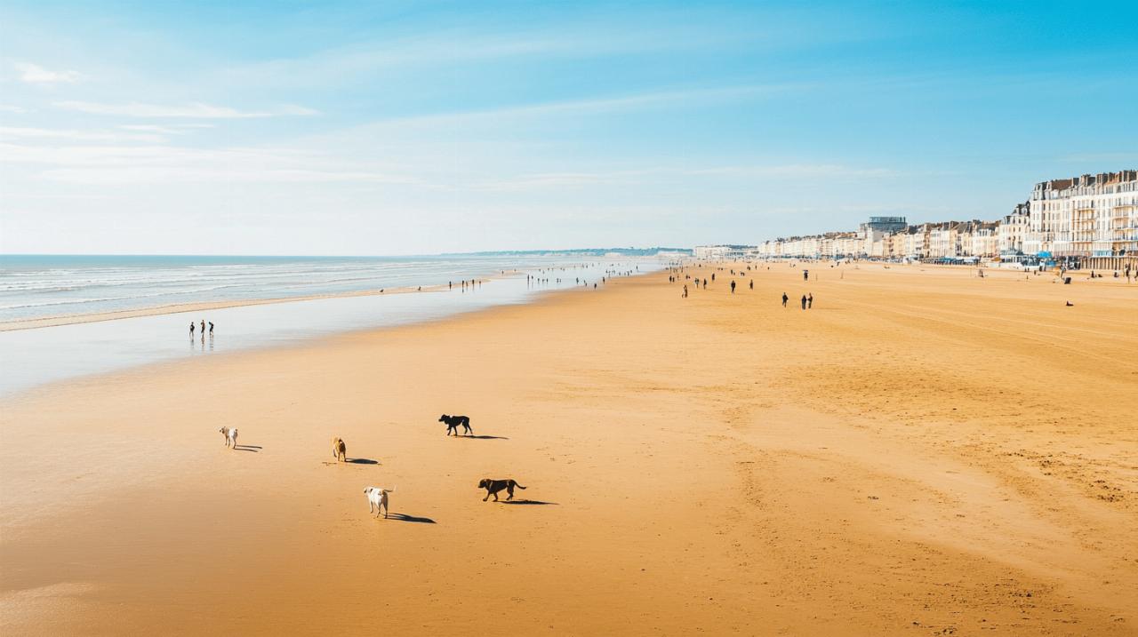 Normandie mit Hund: Wann Les plages autorisees aux chiens a Deauville für Vierbeiner zugänglich sind