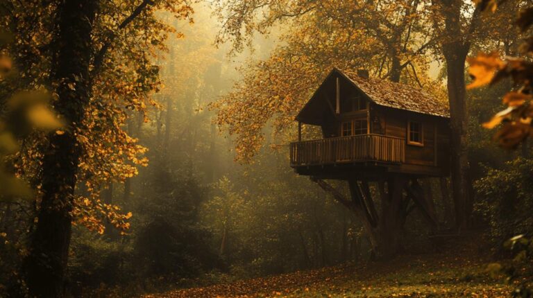 Waldmanagement und traditionelle Cabane dans les arbres en region Picardie: Ein Gleichgewicht zwischen Tourismus und Forstwirtschaft