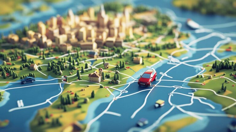 Wie Sie mit Mappy eine Route zwischen den Städten Frankreichs berechnen und die schönsten Nationalparks entdecken