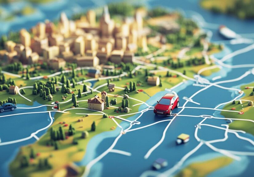 Wie Sie mit Mappy eine Route zwischen den Städten Frankreichs berechnen und die schönsten Nationalparks entdecken